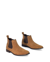 Load image into Gallery viewer, Stapleton Tan Cow Suede