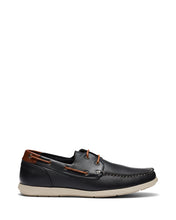 Load image into Gallery viewer, Uncut Shoes Hemsworth Navy | Men&#39;s Boat Shoe | Sneaker | Deck Shoe
