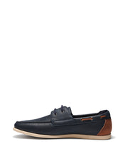 Load image into Gallery viewer, Uncut Shoes Langford Navy | Men's Boat Shoe | Loafer | Deck Shoe