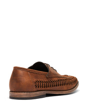 Load image into Gallery viewer, Uncut Shoes Lido Tan | Men's Huarache | Woven Lace Up | Boat | Dress