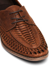 Load image into Gallery viewer, Uncut Shoes Lido Tan | Men's Huarache | Woven Lace Up | Boat | Dress