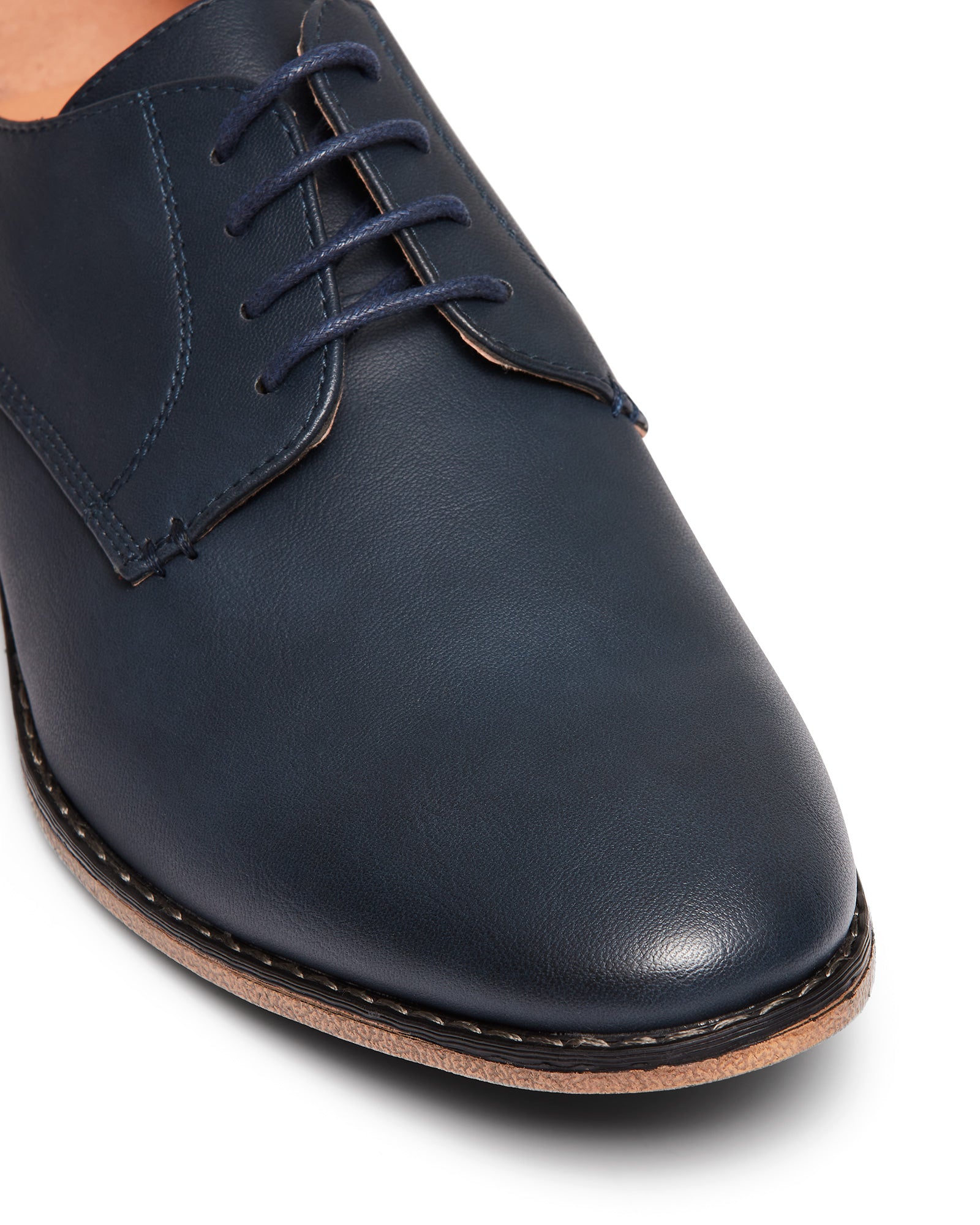 Uncut Shoes Marcus Navy | Men's Dress Shoe | Derby | Lace Up | Work