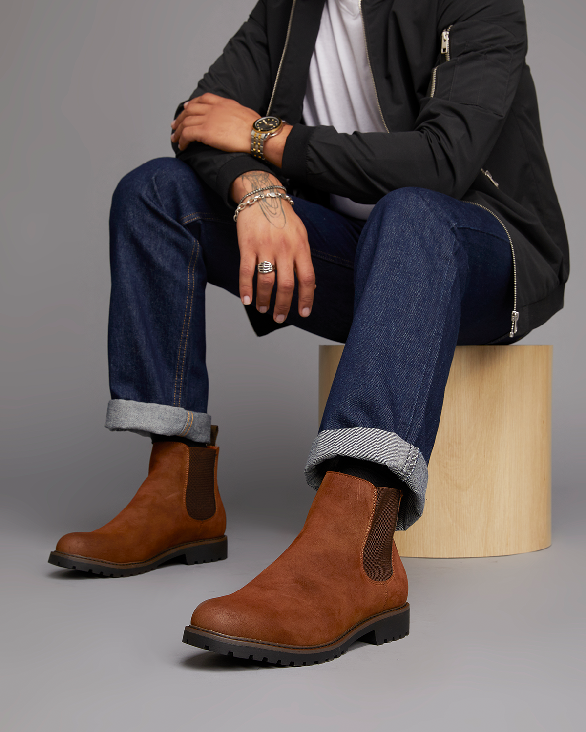 Uncut Shoes Mason Cognac | Men's Boot | Casual | Pull On