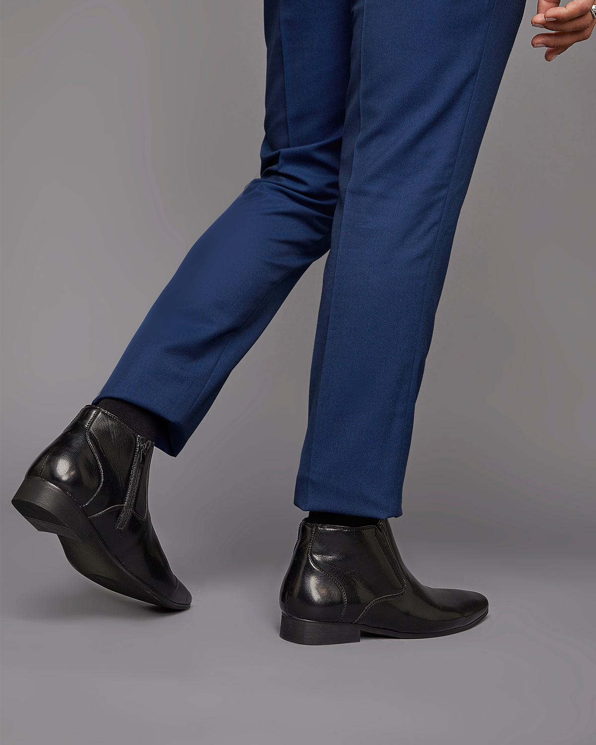 Uncut Shoes Pattinson Black | Men's Boot | Dress Boot | Office | Work