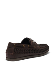 Load image into Gallery viewer, Uncut Shoes Perez Chocolate | Men&#39;s Huarache | Boat Shoe | Lace Up
