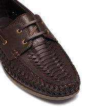 Load image into Gallery viewer, Uncut Shoes Perez Chocolate | Men's Huarache | Boat Shoe | Lace Up