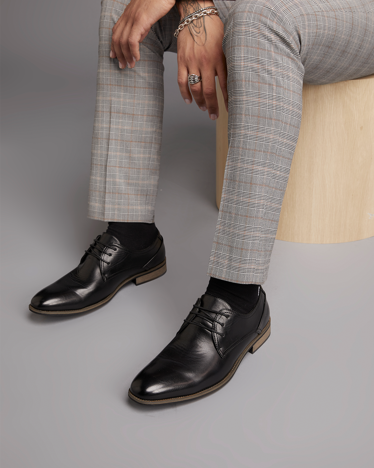 Uncut Shoes Rhine Black | Men's Dress Shoe | Derby | Lace Up | Work