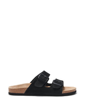 Load image into Gallery viewer, Uncut Shoes Ridley Black | Men's Leather Sandal | Slide | Slip On