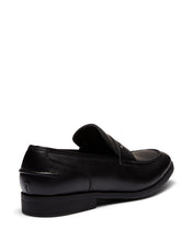 Load image into Gallery viewer, Uncut Shoes Spargo Black | Men&#39;s Loafer | Dress Shoe | Slip On | Penny 
