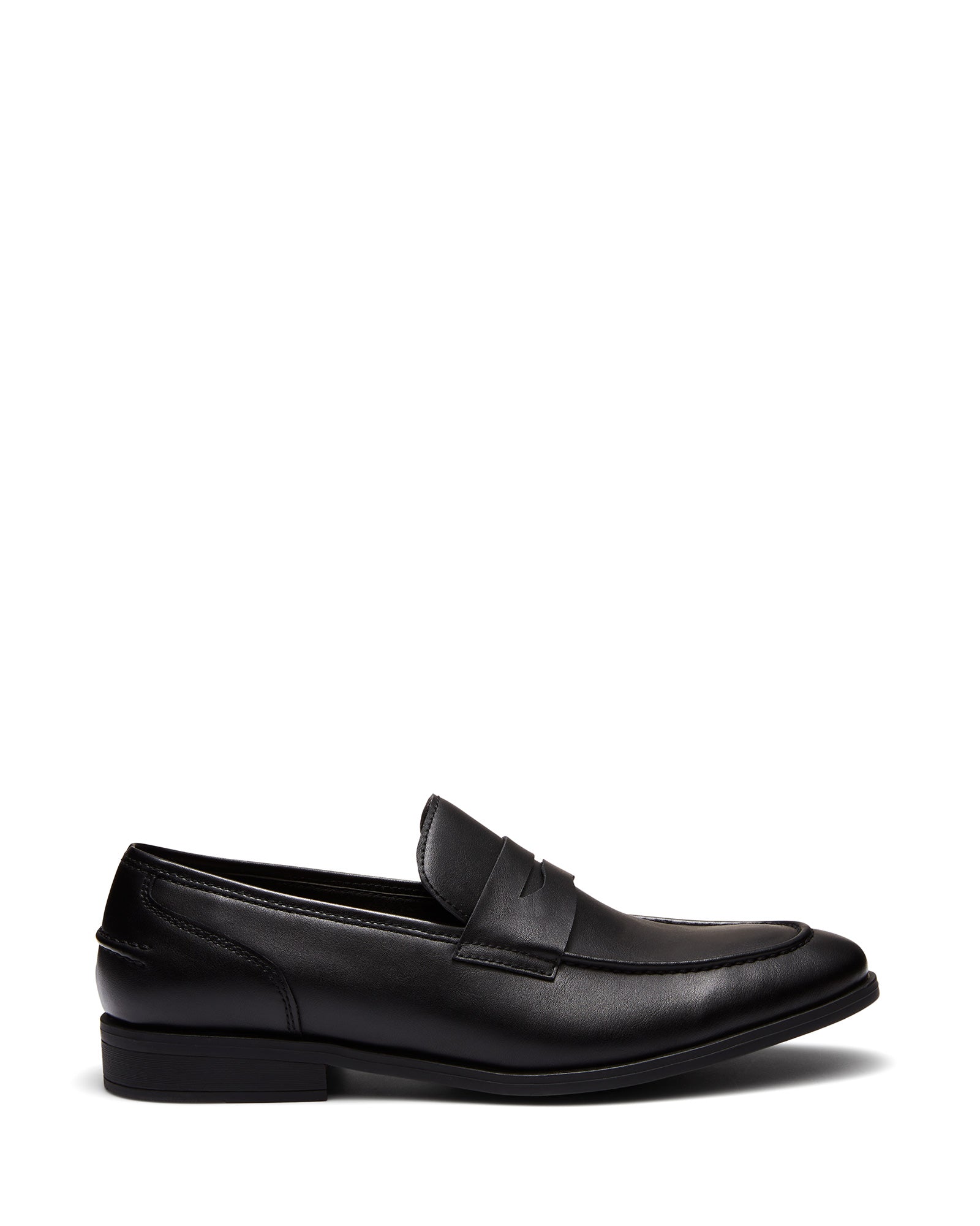 Uncut Shoes Spargo Black | Men's Loafer | Dress Shoe | Slip On | Penny