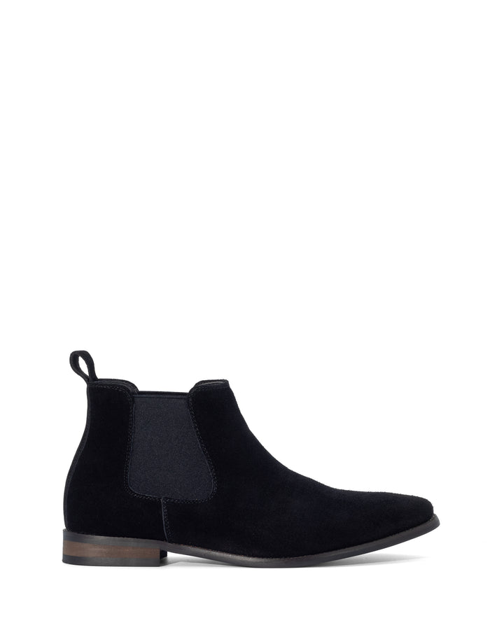 Stapleton Black Cow Suede
