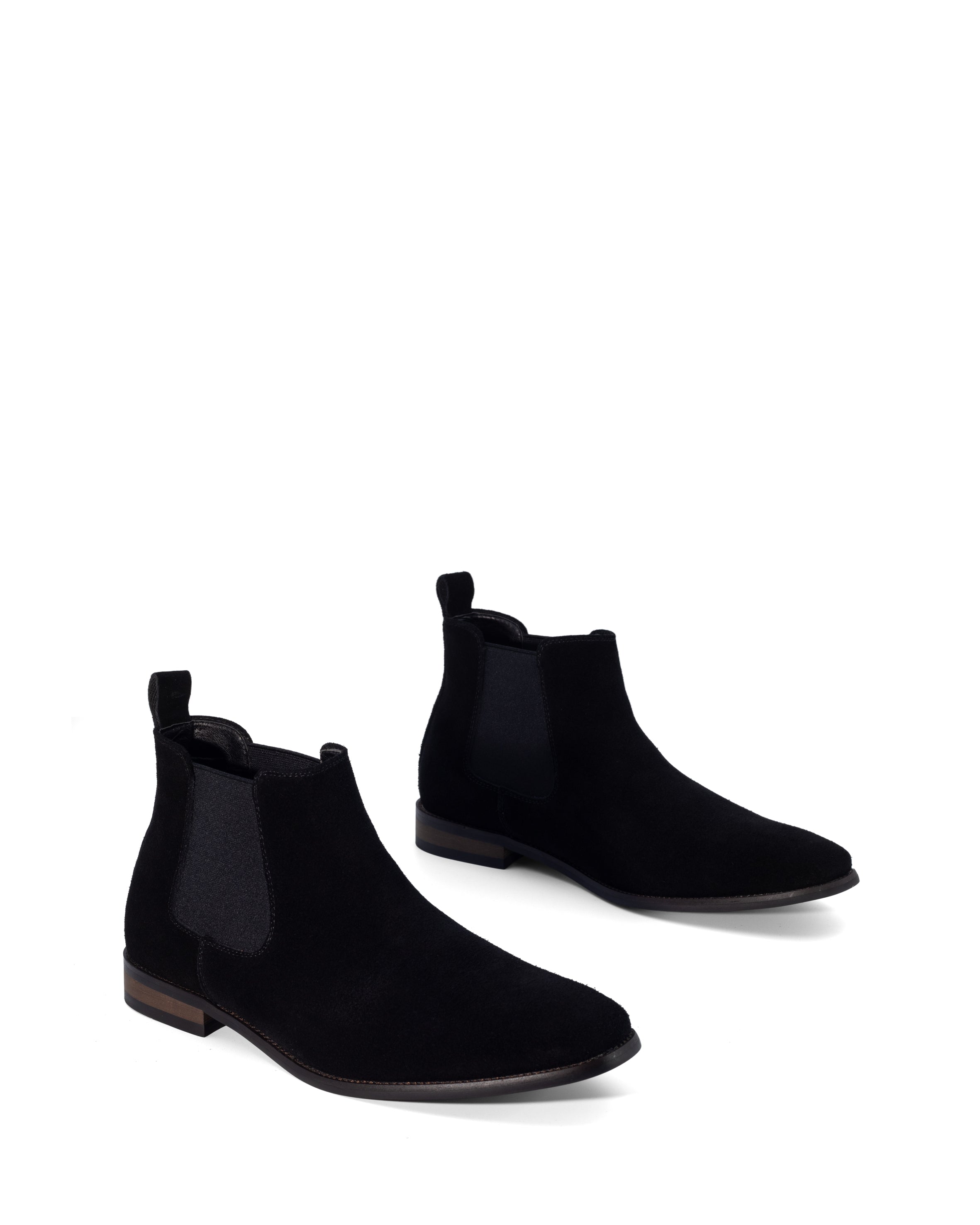 Stapleton Black Cow Suede