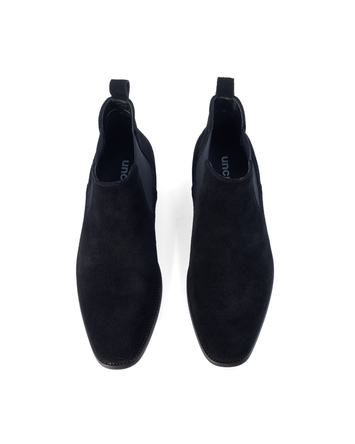 Stapleton Black Cow Suede