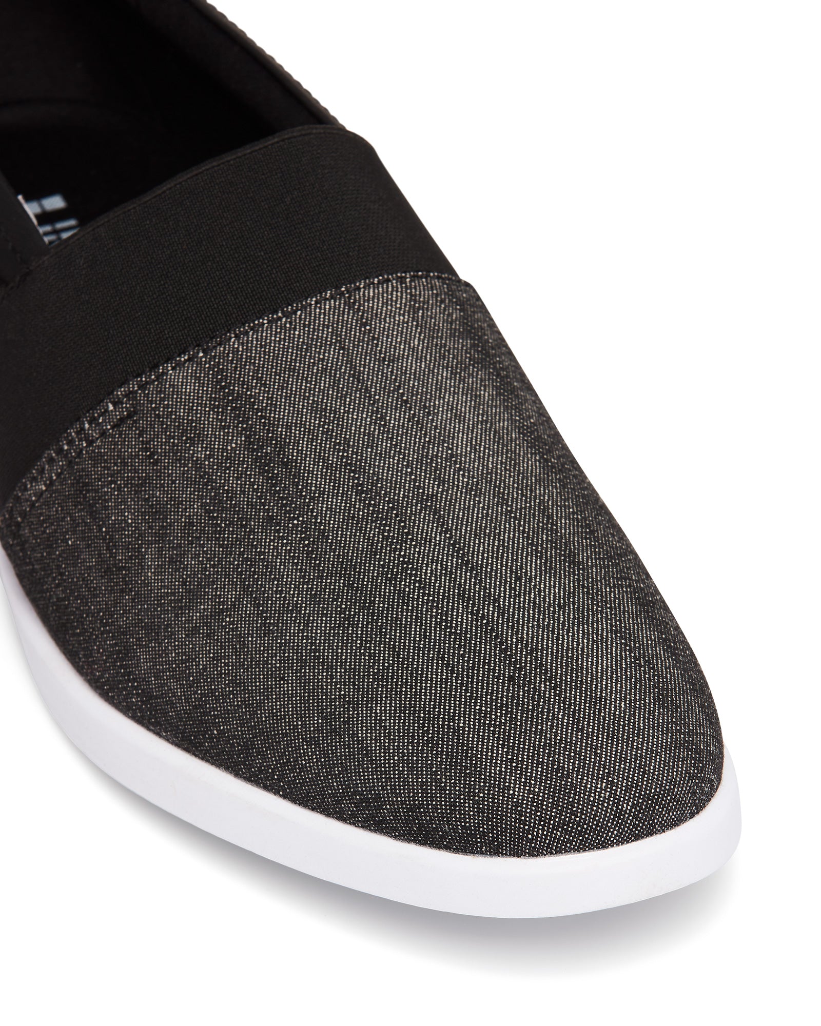 Uncut Shoes Bondi Black | Men's Sneaker | Slip On | Elastic | Canvas 