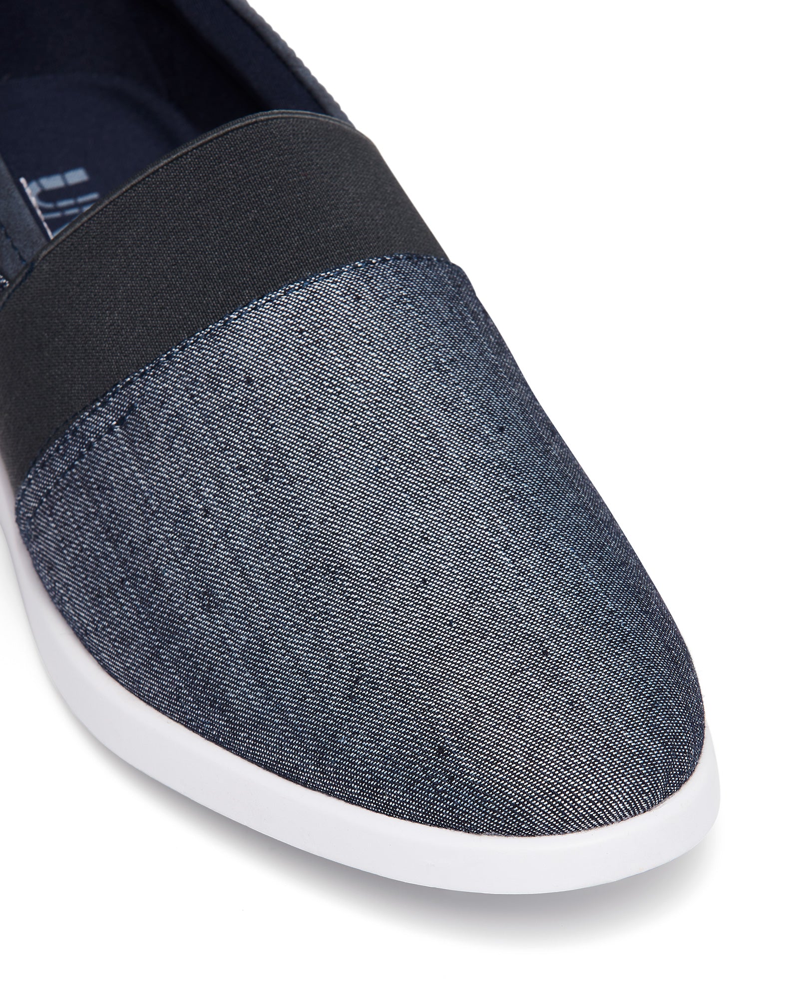 Uncut Shoes Bondi Blue | Men's Sneaker | Slip On | Elastic | Canvas 