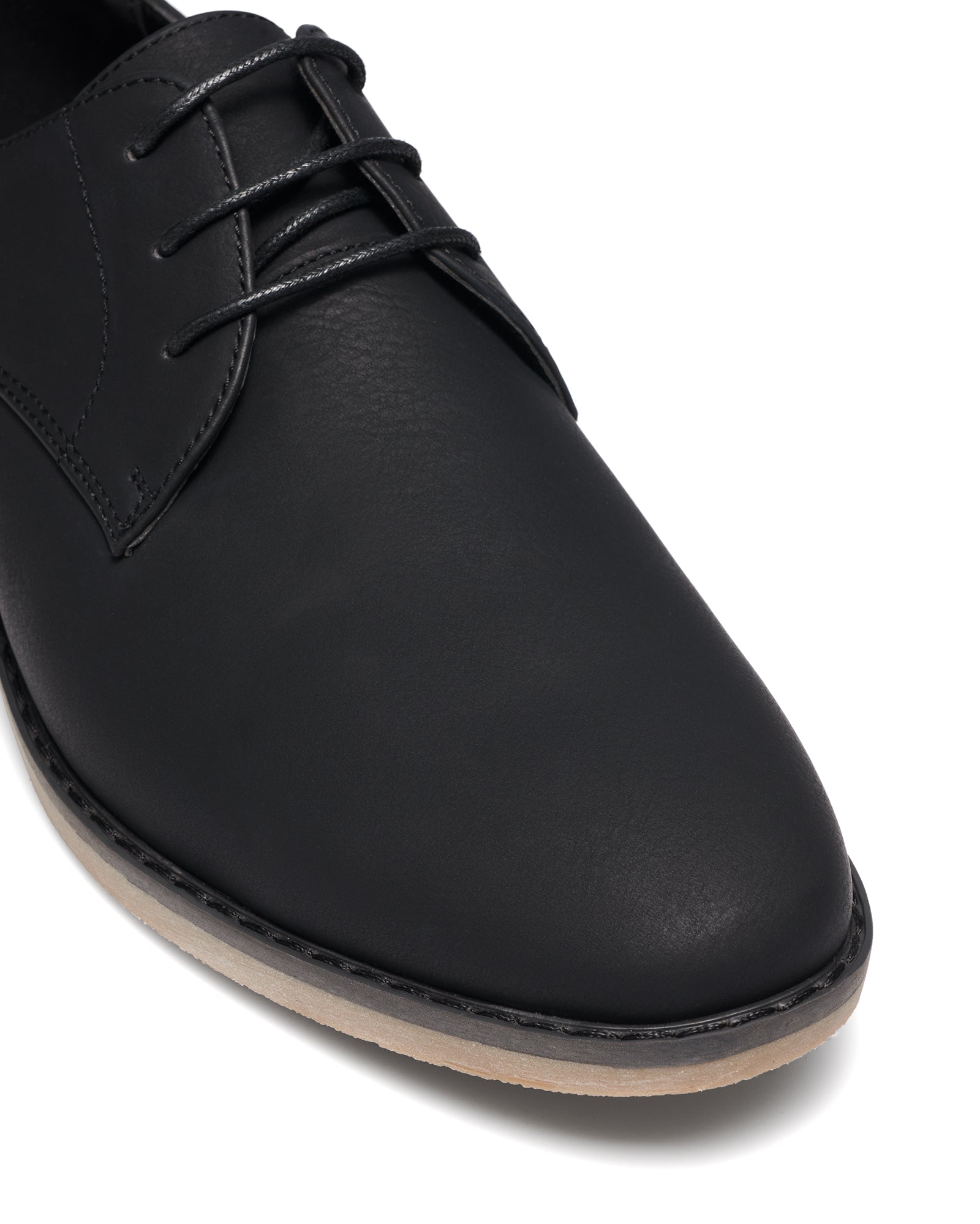 Uncut Shoes Caldwell Black | Men's Dress Shoe | Derby | Lace Up | Work