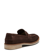 Load image into Gallery viewer, Uncut Shoes Essex Dark Brown | Men&#39;s Penny Loafer | Suede Leather | Slip On
