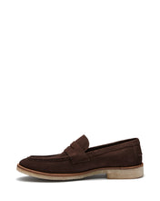 Load image into Gallery viewer, Uncut Shoes Essex Dark Brown | Men&#39;s Penny Loafer | Suede Leather | Slip On
