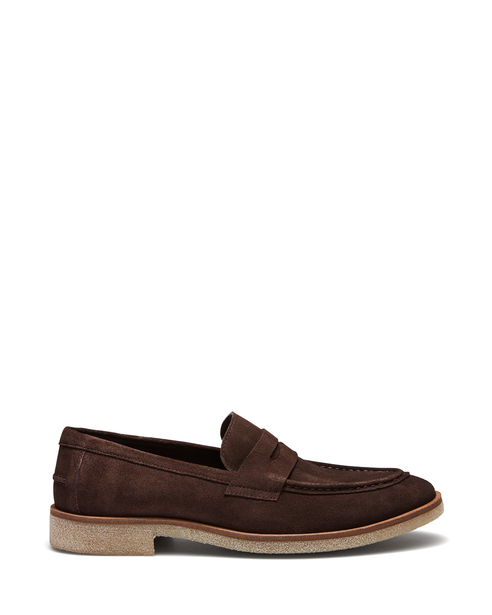 Uncut Shoes Essex Dark Brown | Men's Penny Loafer | Suede Leather | Slip On