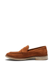 Load image into Gallery viewer, Uncut Shoes Essex Tan | Men&#39;s Penny Loafer | Suede Leather | Slip On
