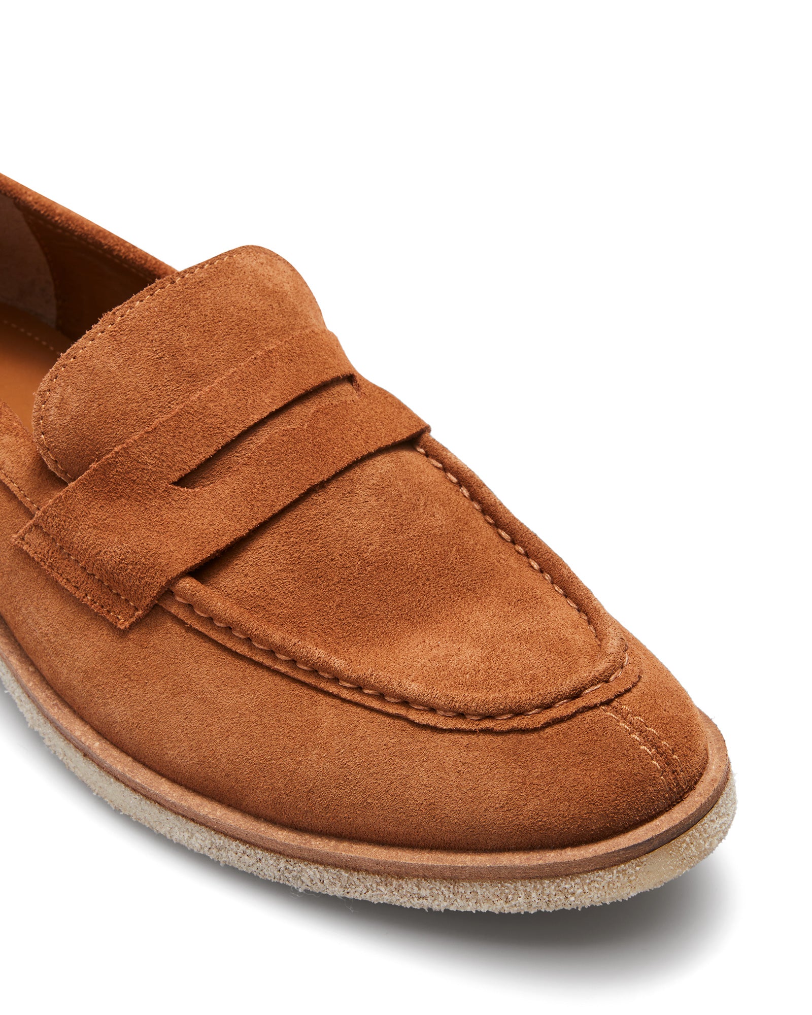 Uncut Shoes Essex Tan | Men's Penny Loafer | Suede Leather | Slip On