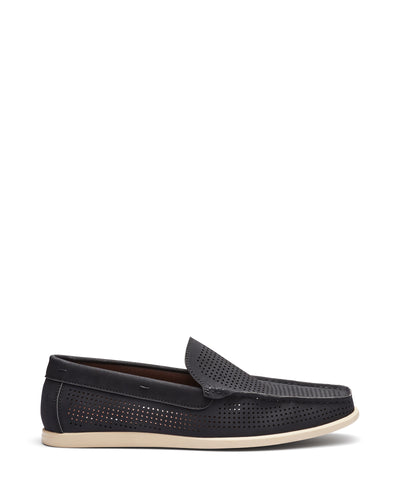Uncut Shoes Havanna Black | Men's Boat Shoe | Loafer | Slip On 