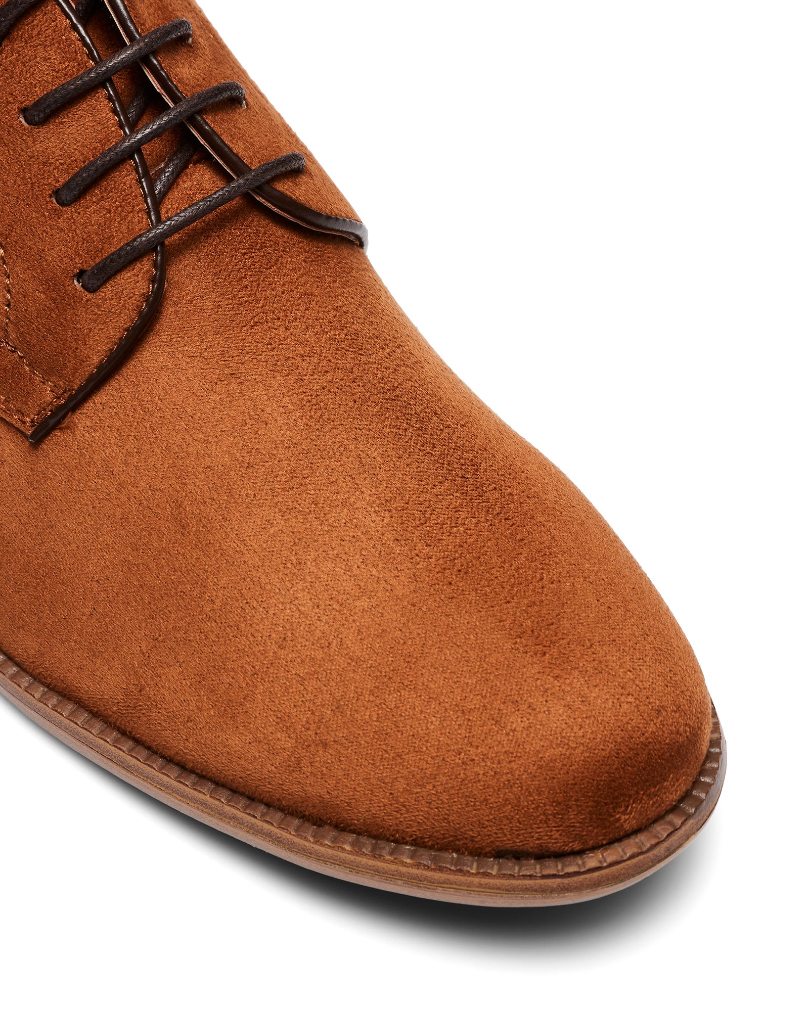 JACKSON Men\'s Tan Leather Derby Shoes Jackson - Cedar Calf / Blue Tweed | Mens Derby Shoes  main image 2