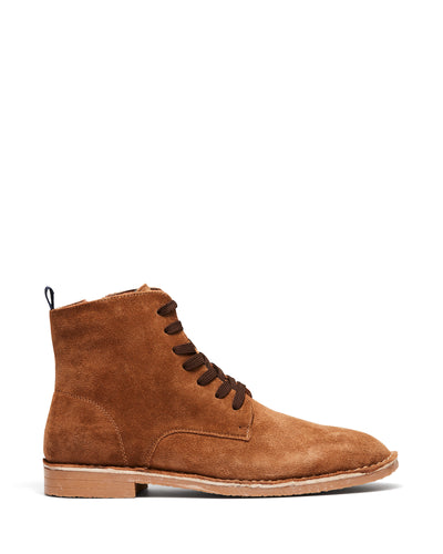 Uncut Shoes Keystone Tan | Men's Leather Boot | Desert Boot | Lace Up