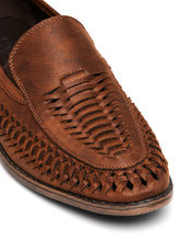 Load image into Gallery viewer, Uncut Shoes Lake Tan | Men&#39;s Huarache | Loafer | Slip On | Woven
