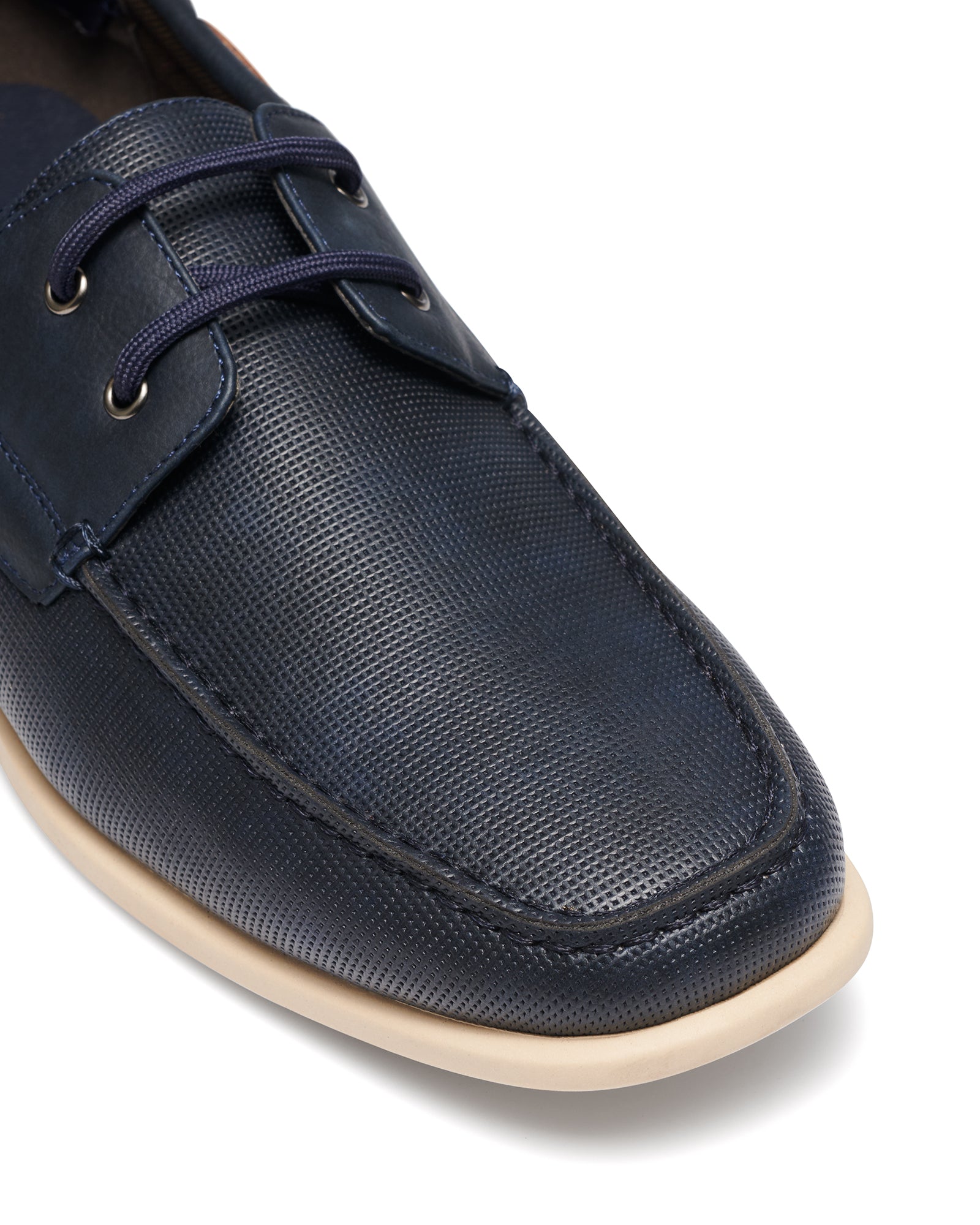 Uncut Shoes Langford Navy | Men's Boat Shoe | Loafer | Deck Shoe 