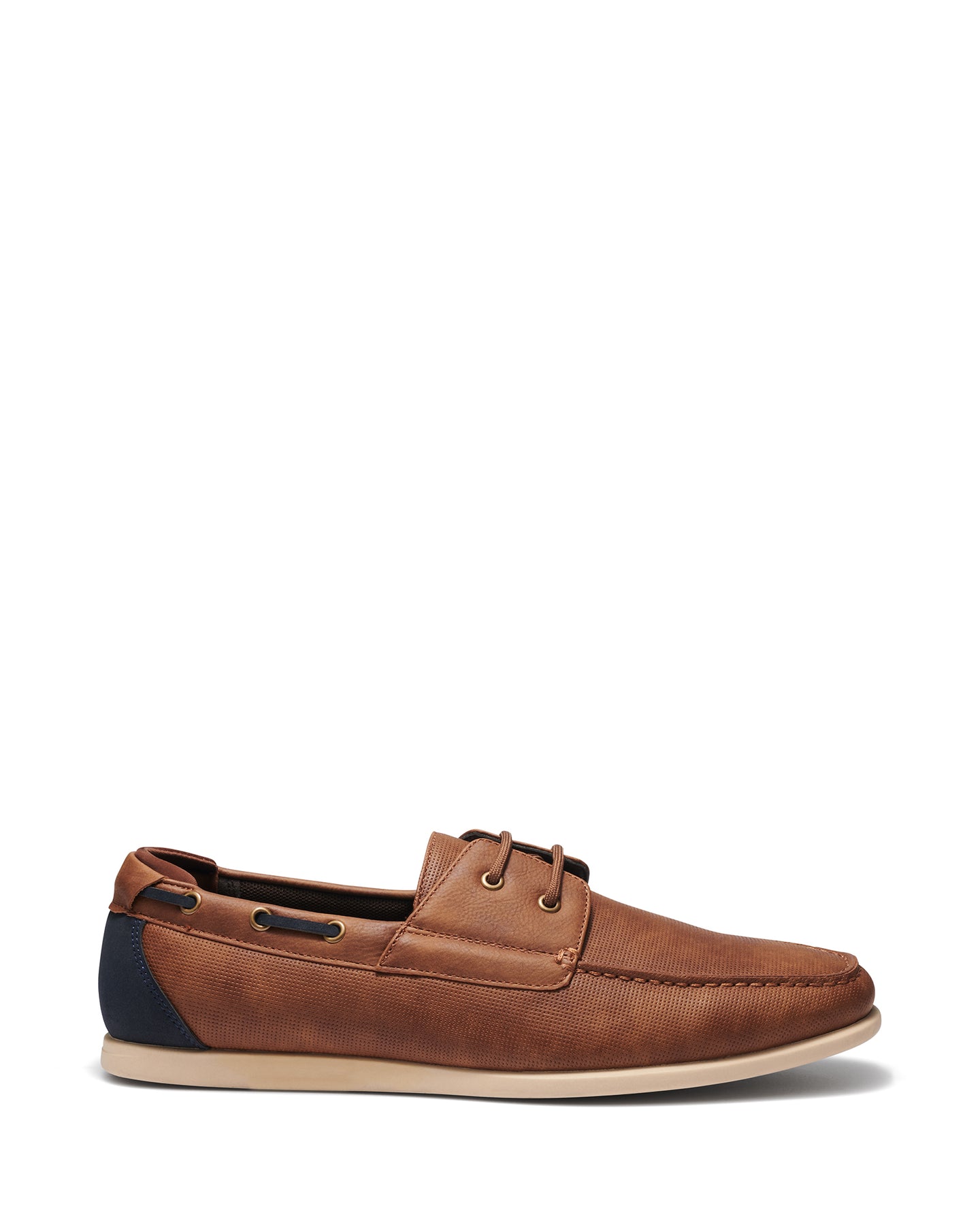 Uncut Shoes Langford Tan | Men's Boat Shoe | Loafer | Deck Shoe 