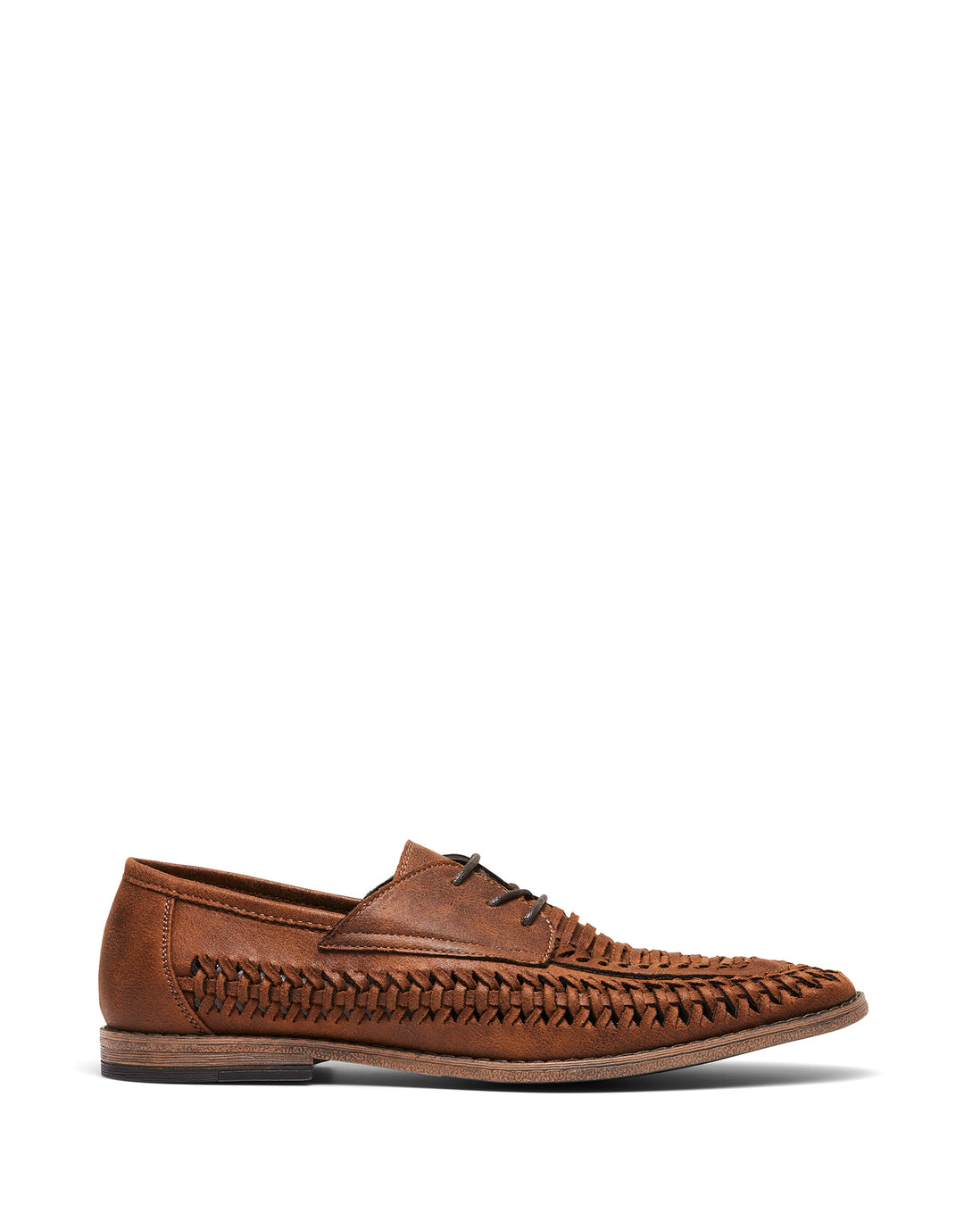 Uncut Shoes Lido Tan | Men's Huarache | Woven Lace Up | Boat | Dress