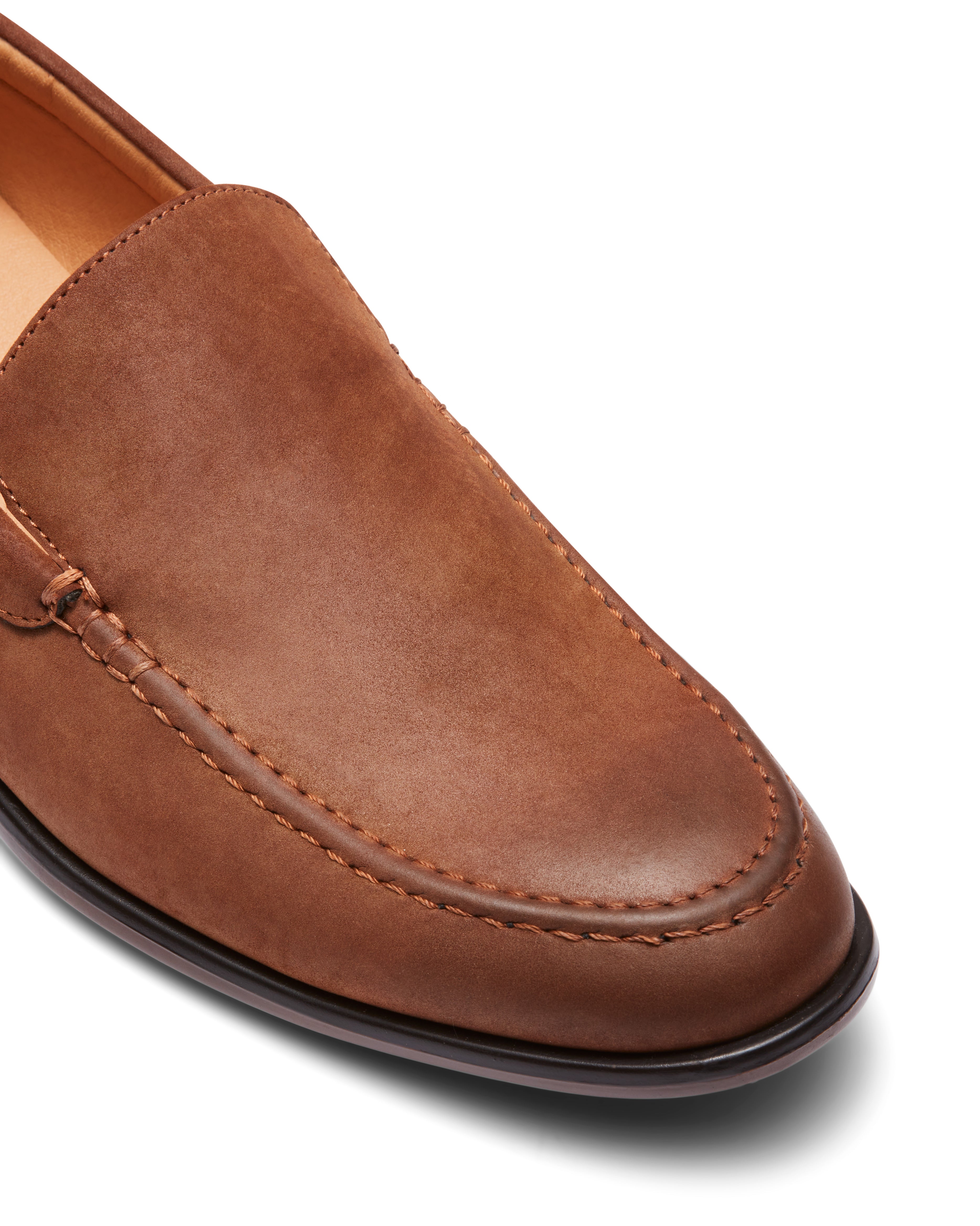 Uncut Shoes Luton Cognac | Men's Loafer | Dress Shoe | Slip On 