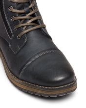 Load image into Gallery viewer, Uncut Shoes Marlboro Black | Men&#39;s Boot | Combat Boot | Lace Up
