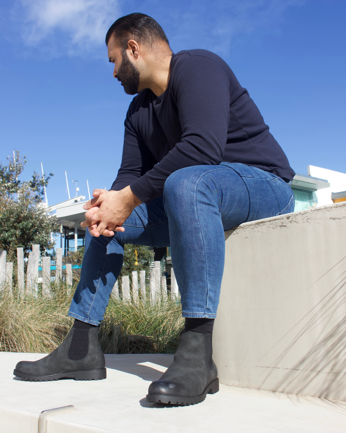 Uncut Shoes Mason Black Men s Boot Casual Pull On uncutshoes