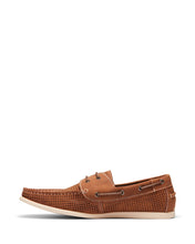 Load image into Gallery viewer, Uncut Shoes Maya Tan | Men&#39;s Boat Shoe | Deck Shoe | Lace Up | Perforated
