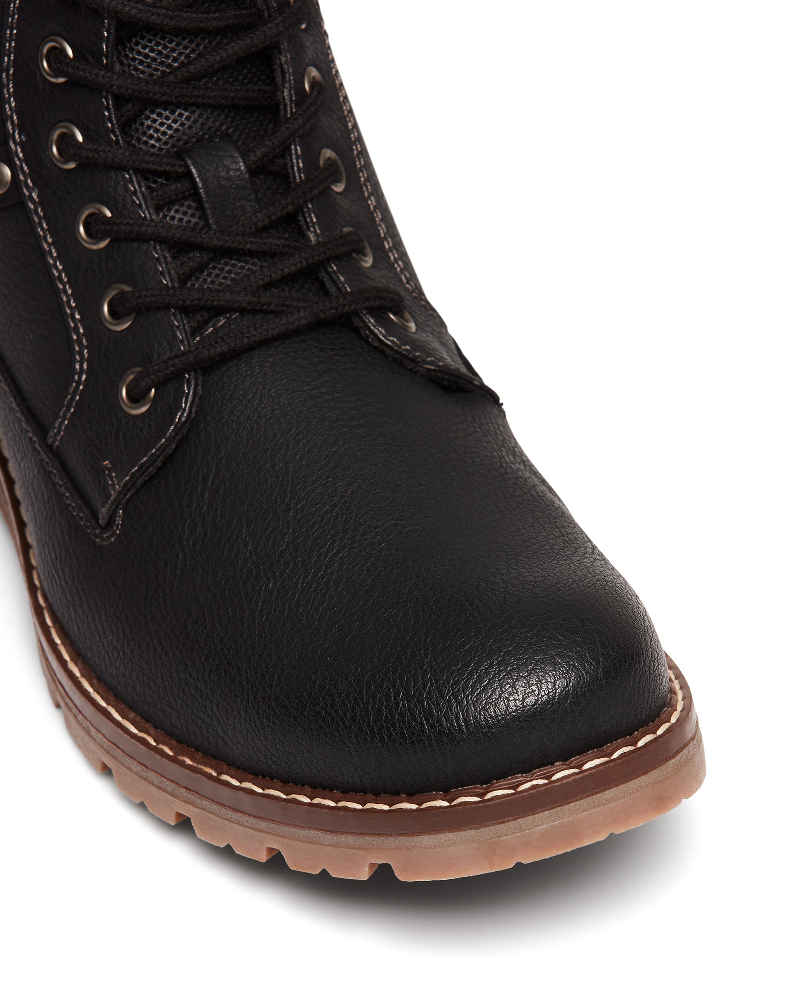 Uncut Shoes Napier Black | Men's Boot | Combat Boot | Lace Up
