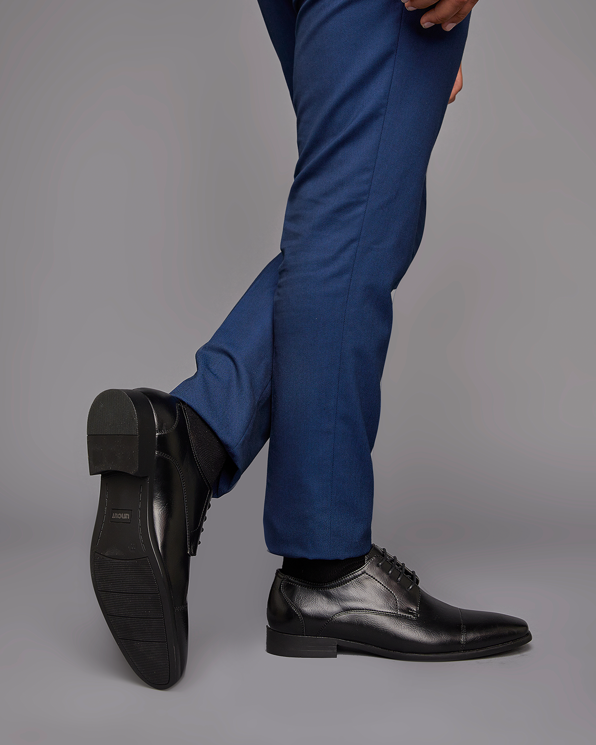 Uncut Shoes Perkins Black | Men's Dress Shoe | Derby | Lace Up | Work