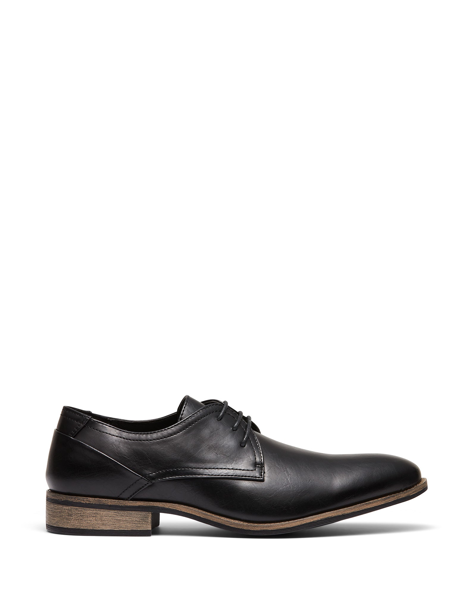 Uncut Shoes Rhine Black | Men's Dress Shoe | Derby | Lace Up | Work