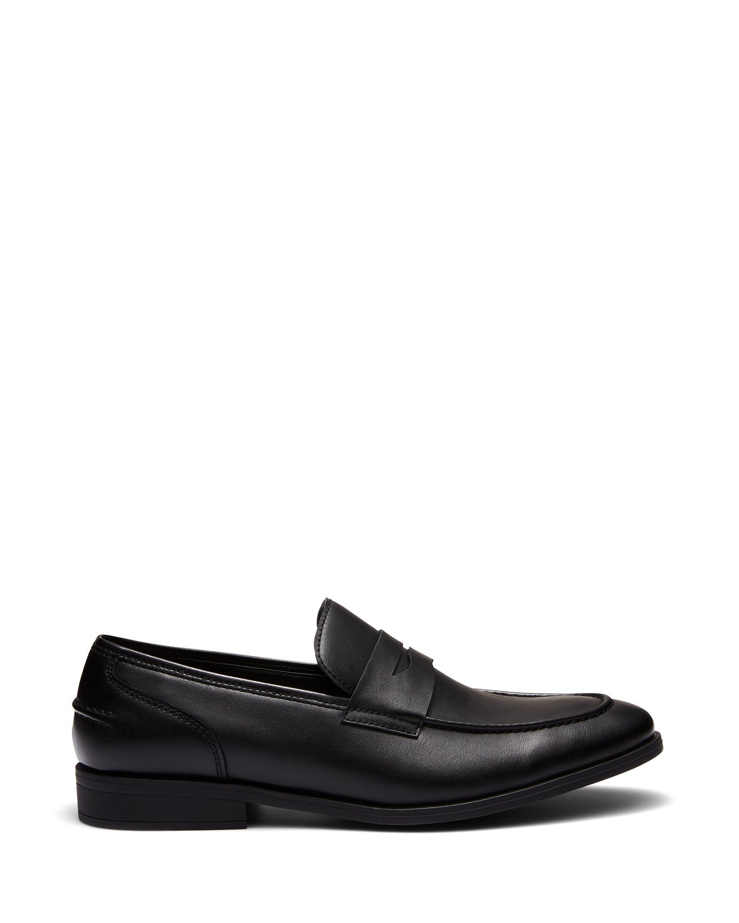 Uncut Shoes Spargo Black | Men's Loafer | Dress Shoe | Slip On | Penny 