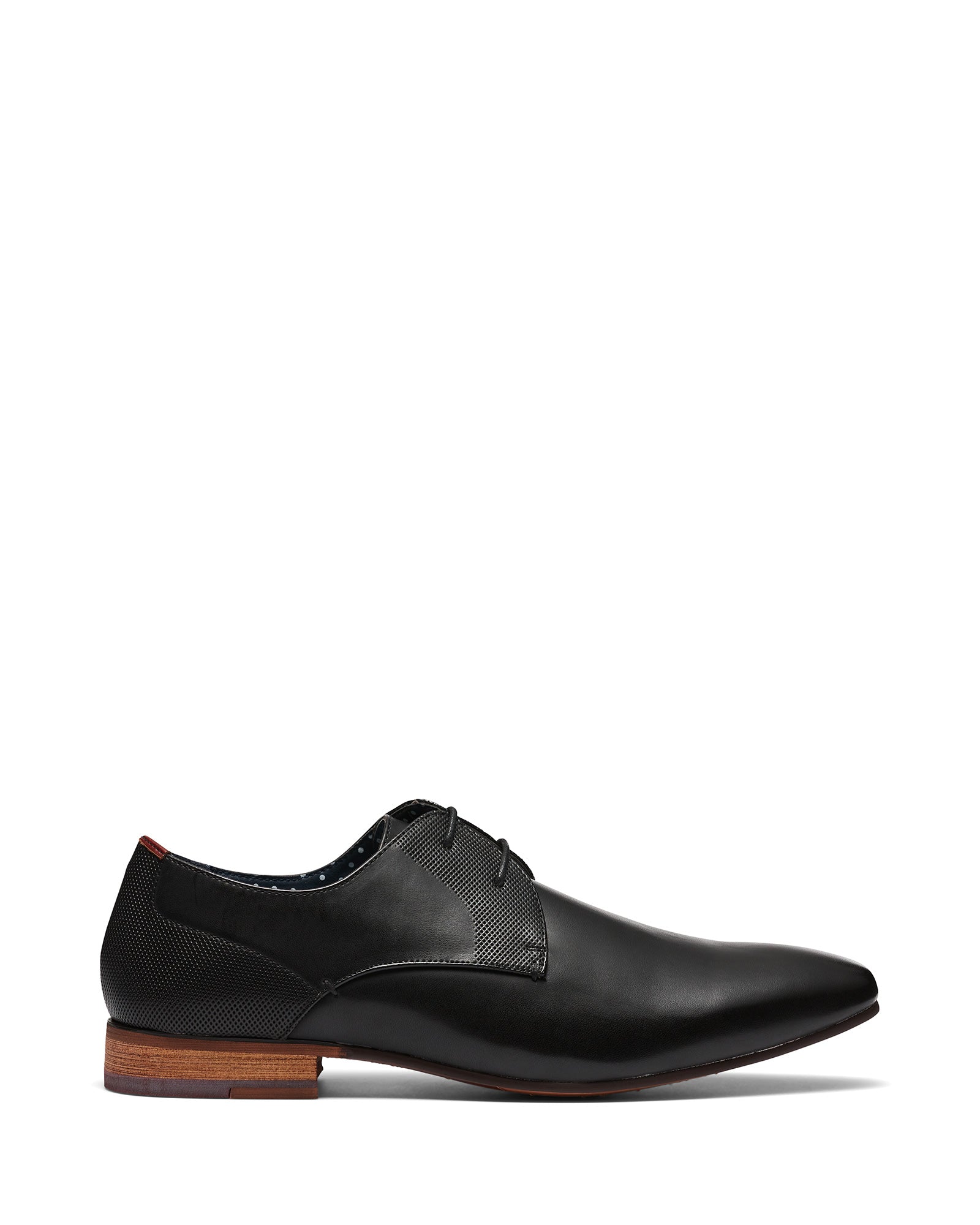 Uncut Shoes Spencer Black | Men's Dress Shoe | Derby | Lace Up | Work