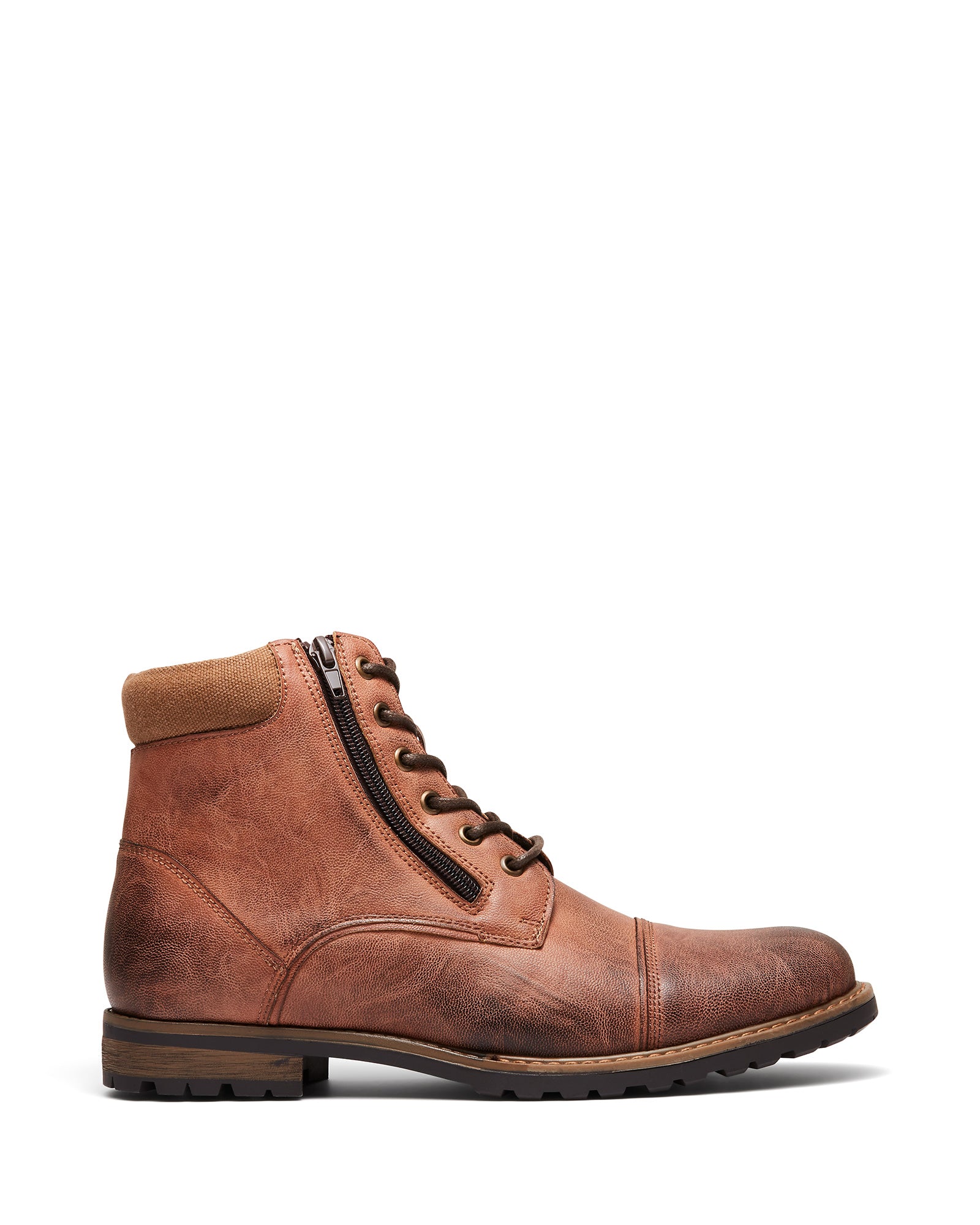 Uncut Shoes Vail Tan | Men's Boot | Combat Boot | Lace Up